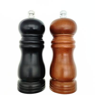 China Viable Kitchen Accessories Wooden Pepper Grinder Salt and Pepper Grinder Set Wooden Pepper Mill Instrument 2020 for sale