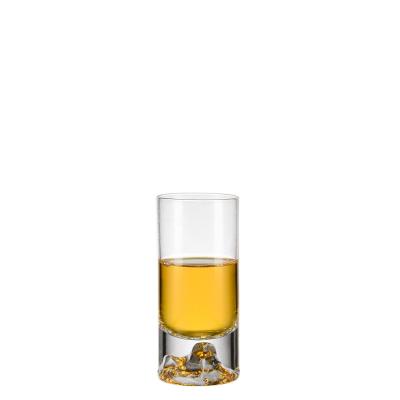 China Hot Sale Bottom Cheap Mountain Mini Bar Glassware Liquor Glass Mini Bar Glassware Liquor Glass Custom Logo Shot Glass Cup for sale