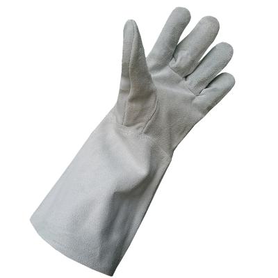 China Industrial Selective Welding Cow Split Safety Work Gloves Leather Welding Gloves Non Scratching 13