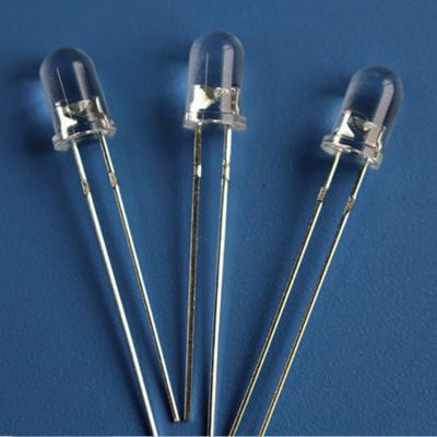 China 5mm Round 5mm 410-420nm UV LED Diode Round for sale