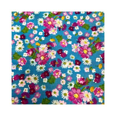 China Wholesale Colorful China Mexico Flowers Design Waterproof Dye Print Design Bed Sheet Fabric For Textile Bedding Set for sale