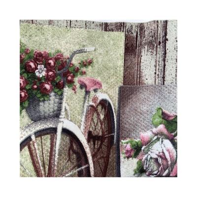 China Memory Style 100% Italian Polyester Floral Pattern Dye Print for sale