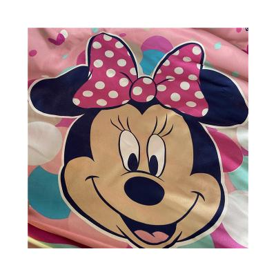 China China Waterproof Scatter Print Fabric Kids Design 100% Polyester Sheet Fabric for sale