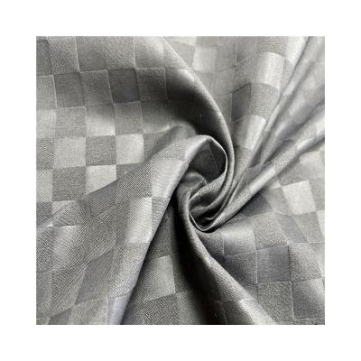 China Wholesale Colored Embossed Check Flame Retardant Design 100 Polyester For Hotel Fabric for sale