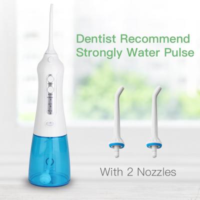 China Outdoor Electric Oral Wireless Portable Dental Water Flosser Washing Machine Tooth Care Oral Irrigator For Tooth Cleaning for sale