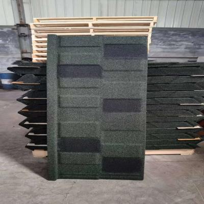 China Building Construction Equipment Types Further Building Materials Stone Roofing Tile Shingle Coated Steel Tile For House for sale