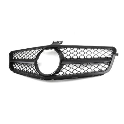 China ABS Matte Black W204 ABS Car Front Grille Car Front Bumper For BENZ 2008-2014 Year for sale