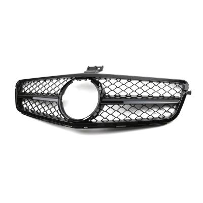 China Glossy Black ABS W204 Car Front Grille Car Front Bumper For BENZ 2008-2014 Year for sale