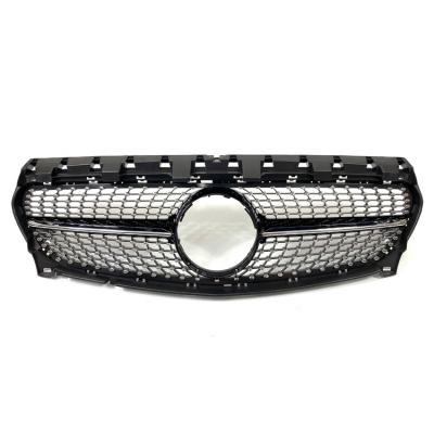 China CLASS 2016 de Front Black Mesh Grille For Mercedes Benz W117 GLA de Diamond Silver Style Diamond Silver for sale