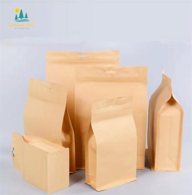 China Bakery Food Packaging Brown Craft Aseptic Custom Kraft Paper Bags From Small Business Packaging Supplies for sale