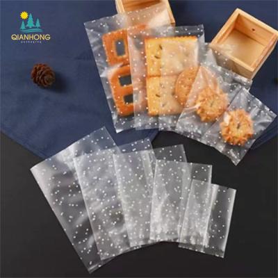 China Aseptic Plastic Cookie Bag Food Grade Back Sealing Clear Plastic Candy Bags Cookie Snack Packaging Bag for sale