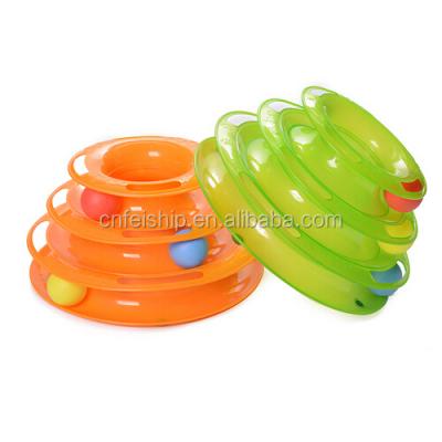 China Stocked Plastic Cat Toy Cat Tower Tracks for sale