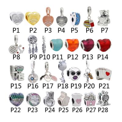 China 2018 Real 925 Sterling Silver Charms Multi-Color Hearts TRENDY Summer Charms 100% Fit Original Brand Bracelet Bead Diy Jewelry for sale