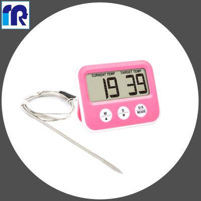 China Kitchen Thermometers Large Display Food Thermometer 0 To 250 Degrees Digital Thermometer Fork Thermometer / BARBECUE for sale