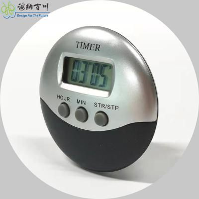 China Viable round timer with double color case 23h59m timer with clock function. digital timer for sale