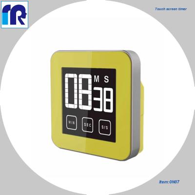 China Electronic touch screen viable timer 100 plus and minute countdown timer / with memory function, with power-off switch for sale