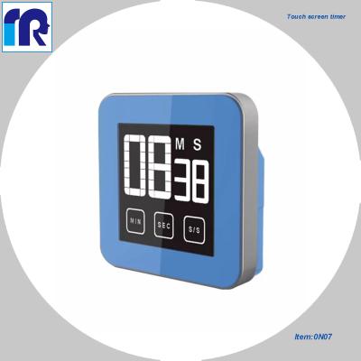 China Electronic touch screen viable timer 100 plus and minute countdown timer / with memory function, with power-off switch for sale