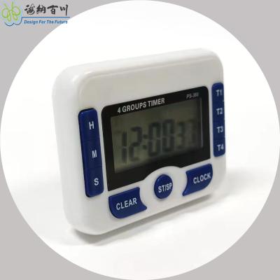 China Minimalist four group count down timer/channel timer/multi channel digital timer for sale