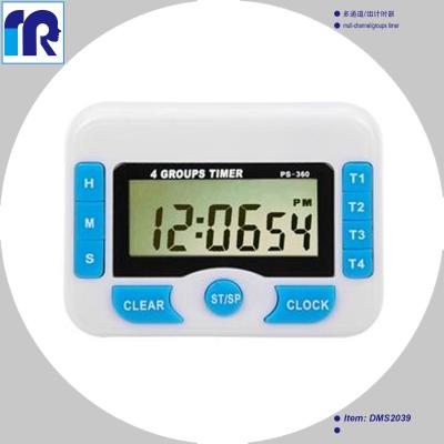 China Minimalist four group count down timer/channel timer/multi channel digital timer for sale