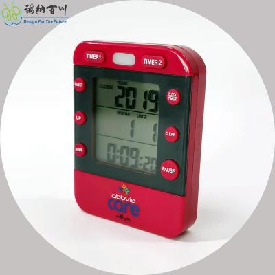 China DIGITAL viable QUARTZ LCD TAKE UP MEDICINE ALARM TIMER / Weekly Timer for sale