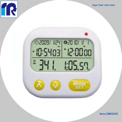 China Viable days timer with clock (2000 days)/day timer/timer digital clock for sale