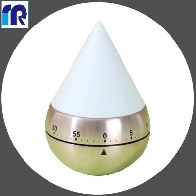 China Durable Metal Mechanical Water Timer Twist Type Drop / Mechanical Kitchen Timer for sale