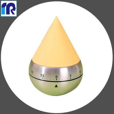 China Durable Metal Mechanical Water Timer Twist Type Drop / Mechanical Kitchen Timer for sale