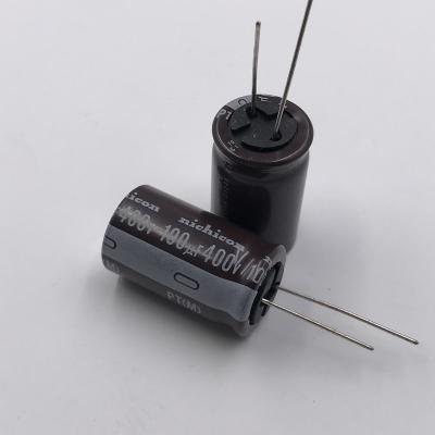 China Size Voltage Aluminum Electrolytic Capacitors 400V100UF 400V 100UF 18X30mm RoHS Through Hole for sale