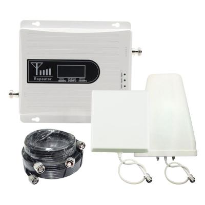 China Tri band 1800 2100 2600mhz 2G 3G 4G cell phone lte signal booster for Malaysia Cambodia Saudi Arabia signal 23*18.2*2.1cm for sale