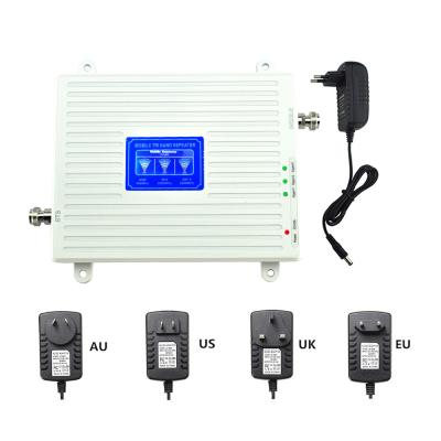 China FDD LTE 4G Network Booster 900mhz 1800mhz 2600mhz Mobile Cell Phone Repeater 23.5*18.5*2cm for sale