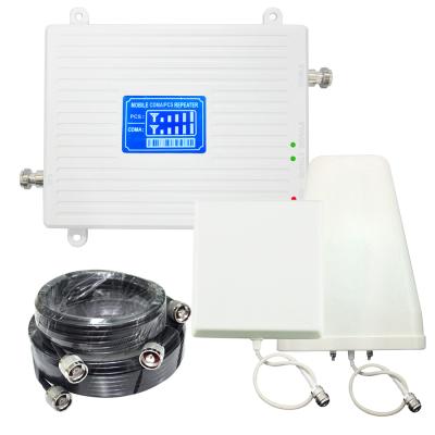 China Factory Price Network Repeater 850mhz 1900mhz GSM PCS 4g Signal Booster 23.5*18.5*2cm for sale