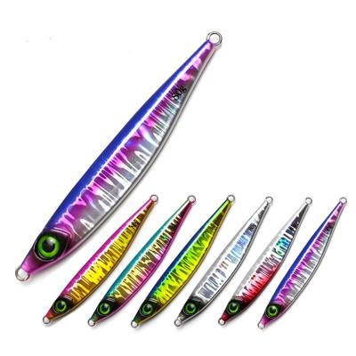 China Saltwater Fishing 40 60g 80g100g Slow Jig Lead Fish Baits Fishing Metal MI Host Jig Lure Metal Fishing Lures for sale