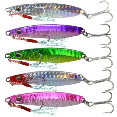 China wholesale vib lure wobbler 18G 25G 35G 45G slow pitch builds bandit stick fishing metal eye jig KF-2022070502 for sale