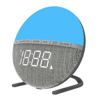 China LUMINOVA Fast Shipping 8 Kinds Natural Sound And Nap Led Light Digital Sunlight Alarm Clock for sale