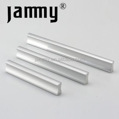 China New Fashion Design 160mm Aluminum Handles Kitchen Handles, Aluminum Sideboard Door Handle, Brushed Aluminum Cabinet Handles for sale