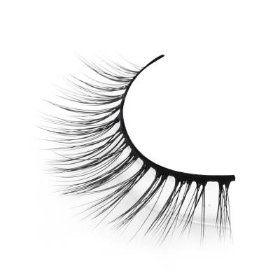 China Wholesale Full Volume Lashes 100% Strip Full Lashes Chemical 3d Fluffy Natural Lashes Seller for sale