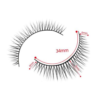 China Wholesale natural full volume private label 3d chemical fiber eyelashes with box lash customized packaging false eyelashes fur for sale