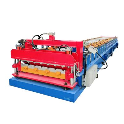 China Metal Steel Roof Plate Iron Sheet Tiles Cold Roll Forming Making Machine for sale