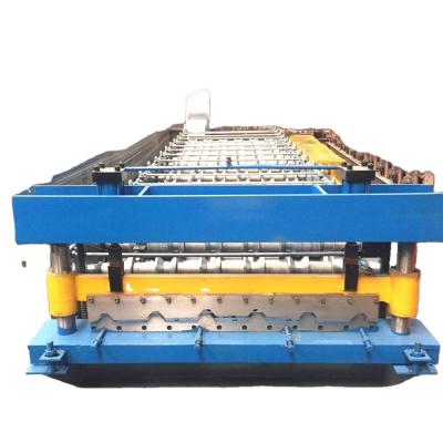 Chine 1220mm Trapezoidal Profile Tile Making Machinery IBR Sheet Roll Forming à vendre