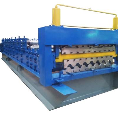 Κίνα Corrugated Sheet Double Layer Roll Forming Machine Colored Steel Hydraulic Cutting προς πώληση