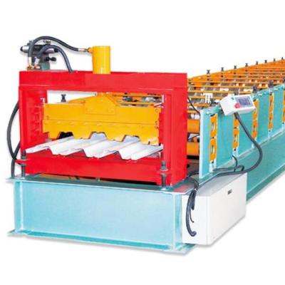 China Concrete Roof Floor Deck Roll Forming Machine Automatic Hydraulic Cutting à venda