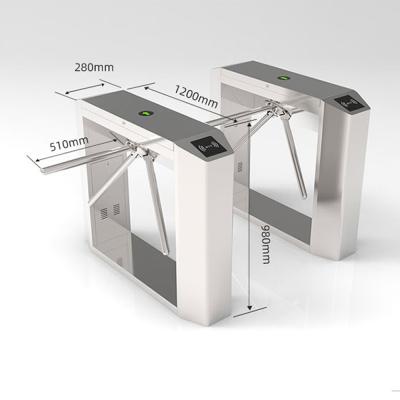 China 304 Stainless Steel 2021 Best Gym Entrance Tripod Barrier Rotary Barrier Turnstile Turnstile Pedestrian Gate Gate for sale