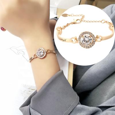 China Amazon best-selling bracelet of fashion popular personality hollow zircon women's bracelet for sale