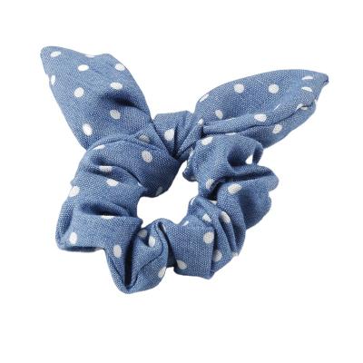 China Hip Hop Hair Ties For Kids Bows Bunny Ears Elastic Hair Band Ties Ponytail Holder Accessory for sale