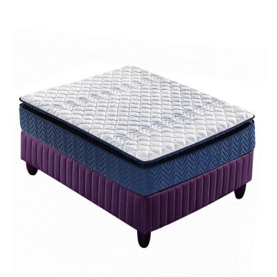 China Customizable Euro 5 Star Hotel Pocket Tops Pocket Compressed Box Spring Foam Bed Spring Bed Mattress for sale