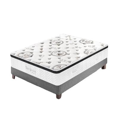 China Euro Box Spring Mattress Top Memory Foam Massage Bed Mattress Pocket Spring Box for sale