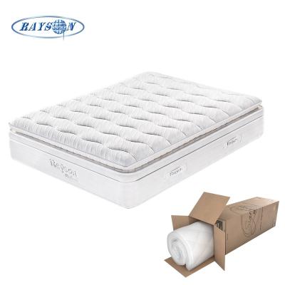 China Wow hypoallergenic! ! Rayson King Size High Quality Pocket Spring Coil Soft Bagged Hotel Bed Mattress for sale