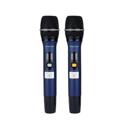 China Custom Dual Frequency Response Headset Microphone Portable Blue Studio MIC for sale