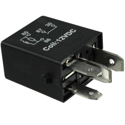 China Car Part 12 Volt 30 Amp Digital DC Timer Relay 5 Pin Controller For Universal Cars for sale