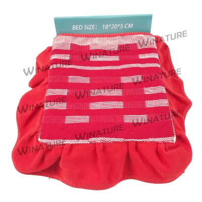 China Custom Sample Nondisposable Luxury Red Three Piece Set Soft Comfortable Breathable Bedding Set Hotel Cotton Bed Sheets Sets for sale